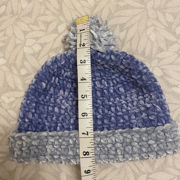 New Hand-crocheted Plush Beanie - Picture 3 of 5